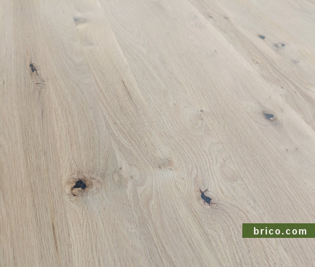 Roble rústico listón continuo