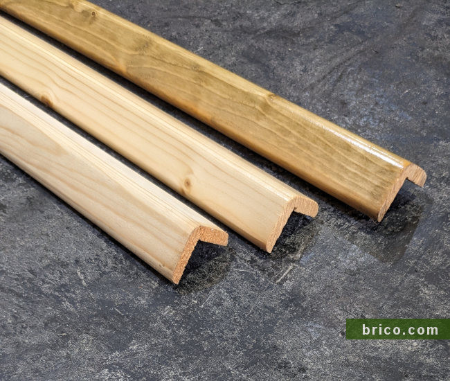 Cantonera natural, barnizada y miel