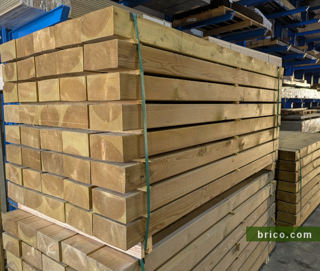 traviesas tratadas cepilladas