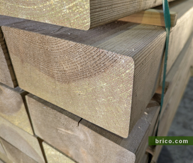 traviesas cepilladas canto biselado