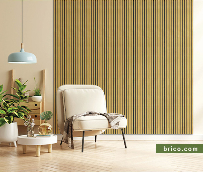 Panel acústico Roble Claro