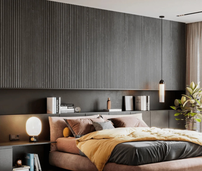 Panel acústico ayous gris etna