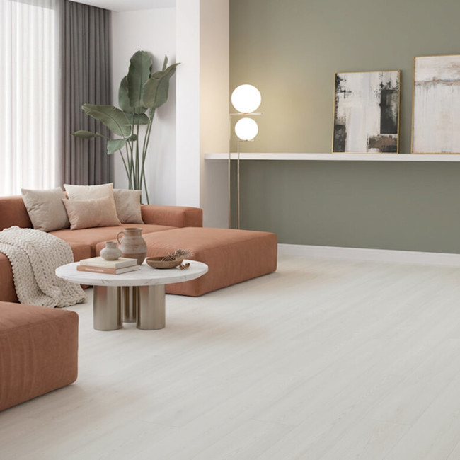 Suelo laminado Prestige Roble Bianco